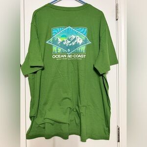 Ocean and Coast Green Graphic Tee
